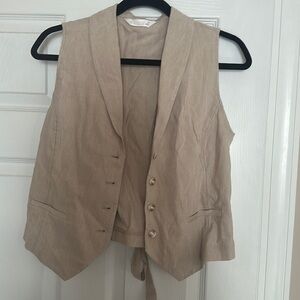Lauren Conrad LC beige vest from Kohls, brand new